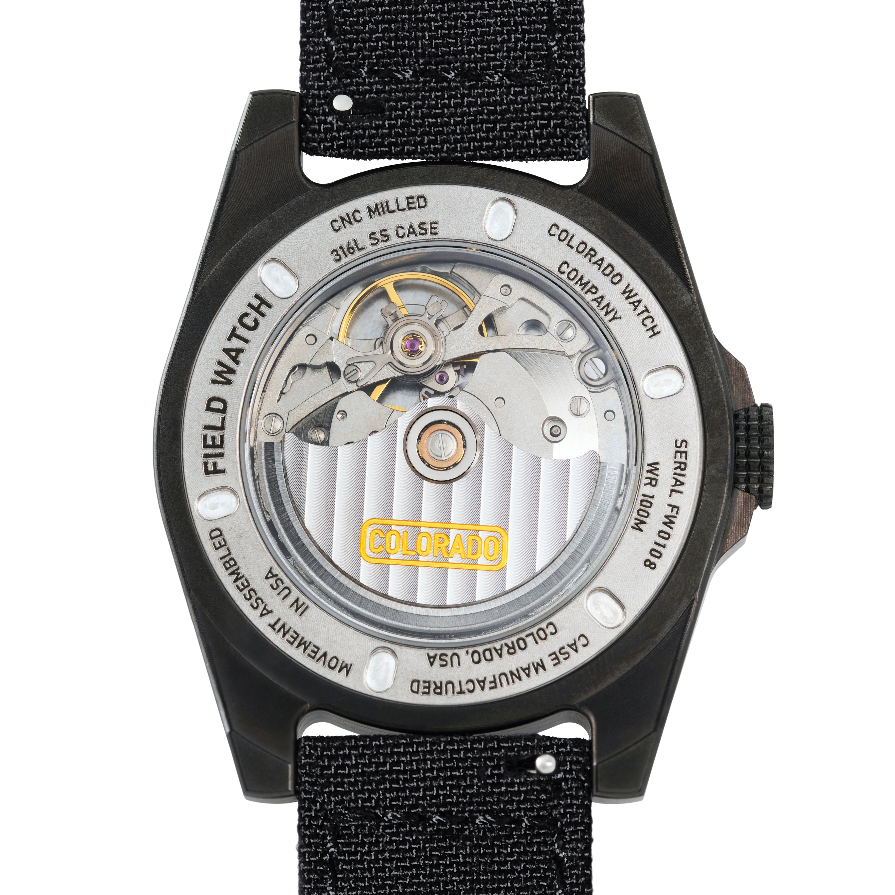 Field Watch - DLC Black Case - Vintage Dial