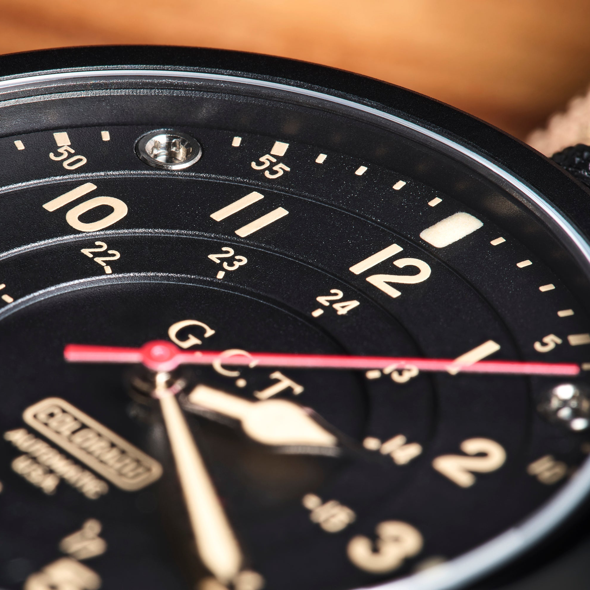 The GCT - DLC Black Case - Matte Dial