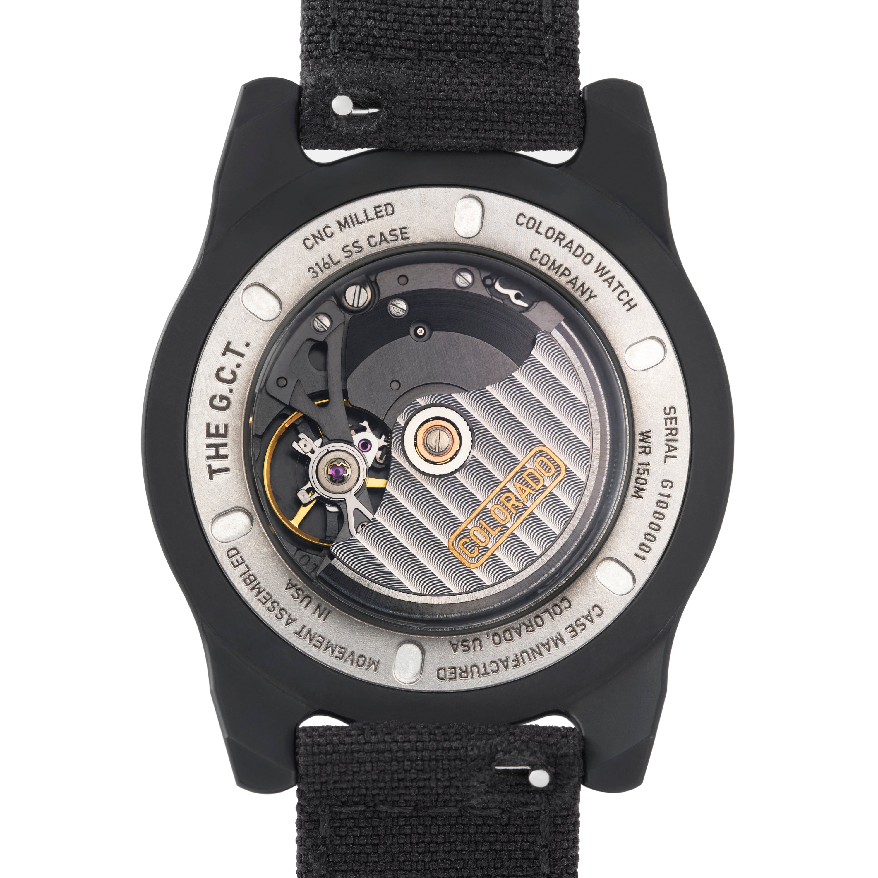 The GCT - DLC Black Case - Matte Dial