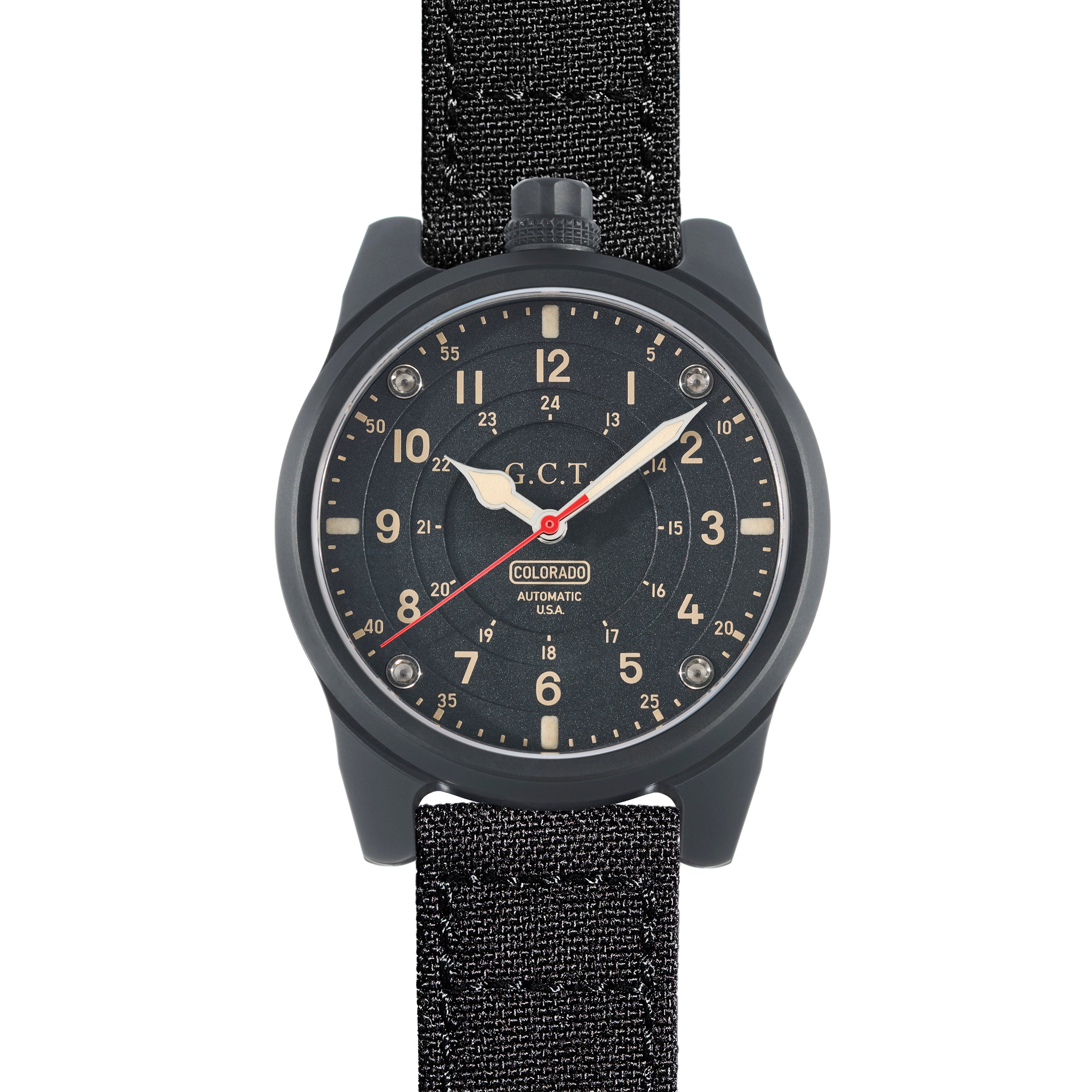 The GCT - DLC Black Case - Matte Dial