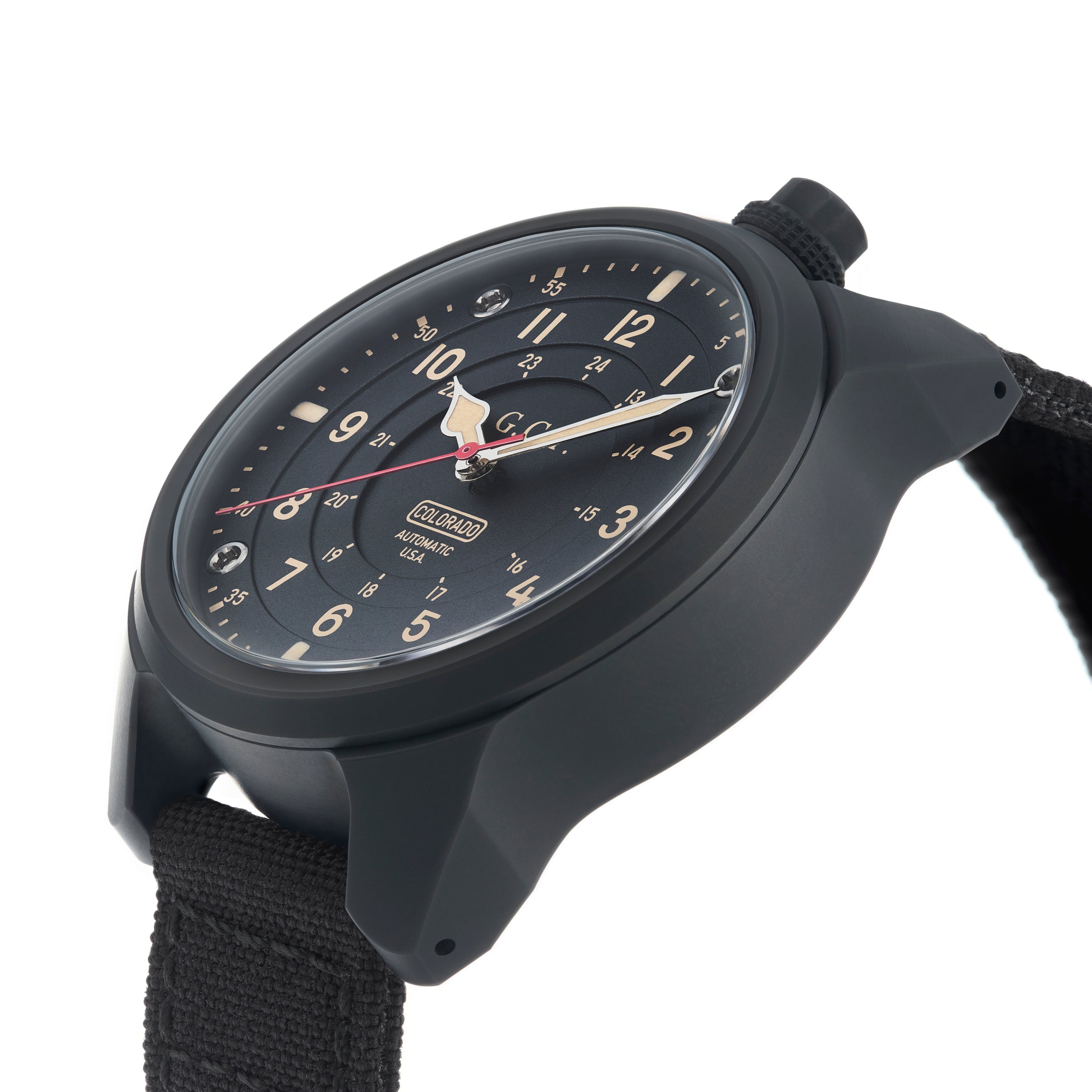 The GCT - DLC Black Case - Matte Dial
