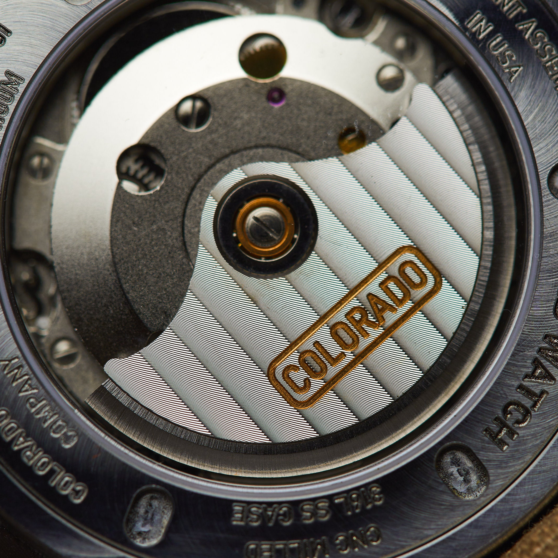 The GCT - Steel Case - Machined Dial